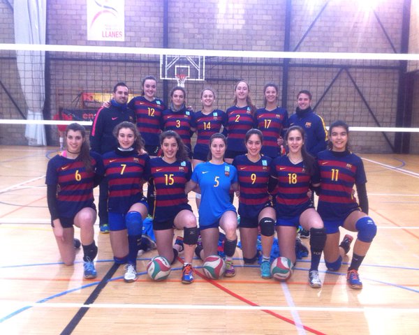 El CVB Barça no baixa del podi a Superlliga Junior. Bronze de llei davant el CV Esplugues