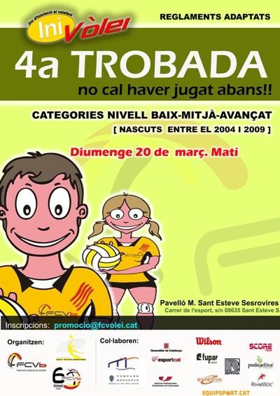Sant Esteve Sesrovires, seu de la quarta trobada de promoció ‘Inivòlei’