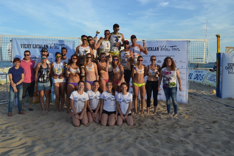 Aguilà-Ten i Martínez-García, vencedors de la prova de Vilanova del Vichy Catalan Volei Tour