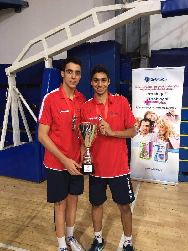 Els catalans Álvaro Gimeno i Annas Anzaoui, subcampions al Mundial Escolar de Sèrbia