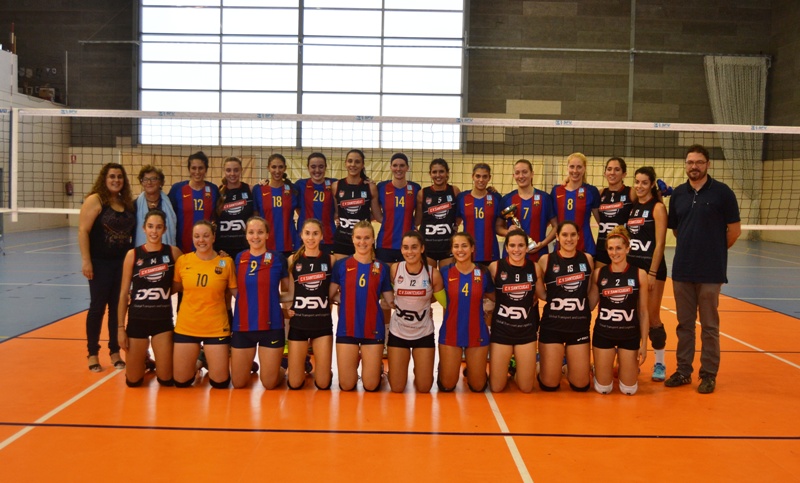 El CVB Barça revalida el títol de campió de la Lliga Catalana de Superlliga femenina