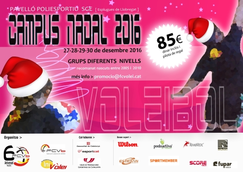 Convocat el Campus de Nadal ´Inivòlei´.Inscriu-te i inicia´t en el voleibol!
