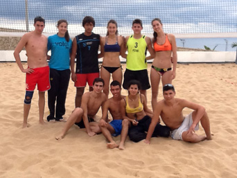 Quatre catalans en la concentració de les seleccions menors espanyoles de Vòlei Platja