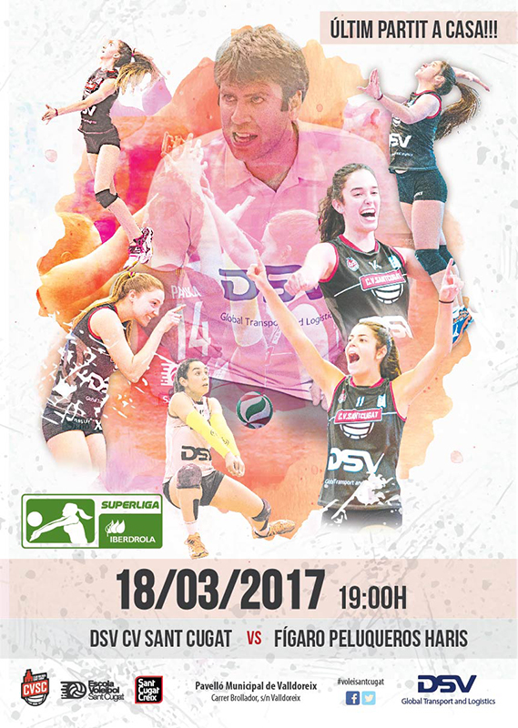 Últim partit a casa del DSV CV Sant Cugat de Superlliga