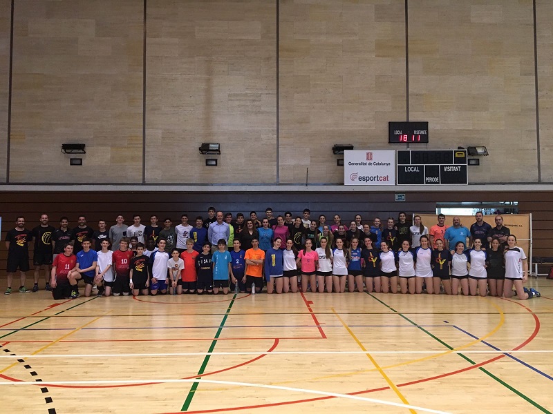 Maribel Zamora visita les Seleccions Catalanes abans del Campionat d’Espanya
