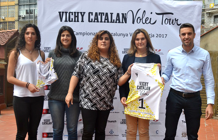 Presentació oficial del Vichy Catalan Volei Tour
