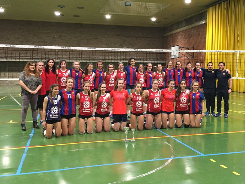 EL CVB Barcelona es proclama, per segon any consecutiu, campió de Catalunya Cadet femení
