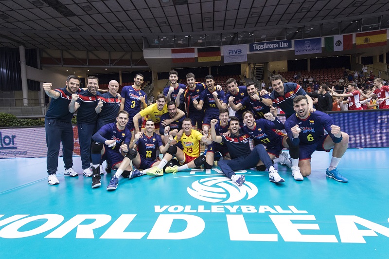La selecció espanyola classificada per la Final a quatre de Mèxic