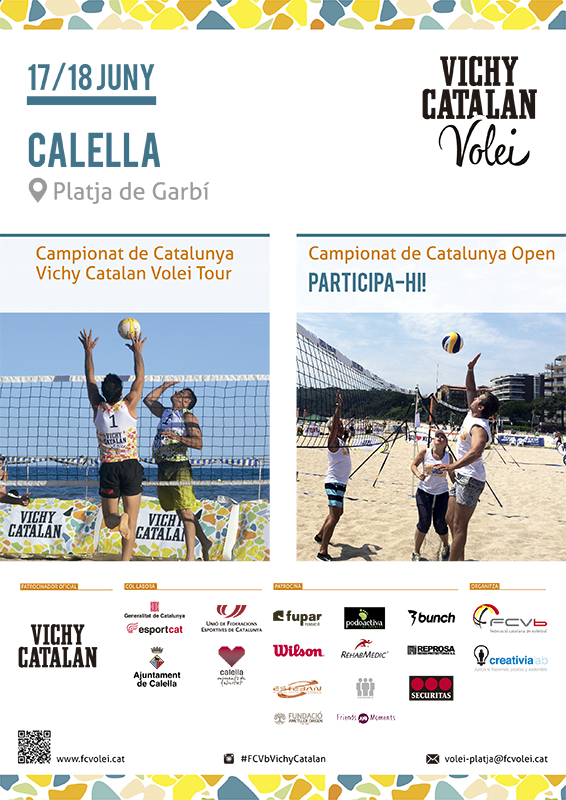 Calella de la Costa siguiente sede del Vichy Catalan Volei Tour