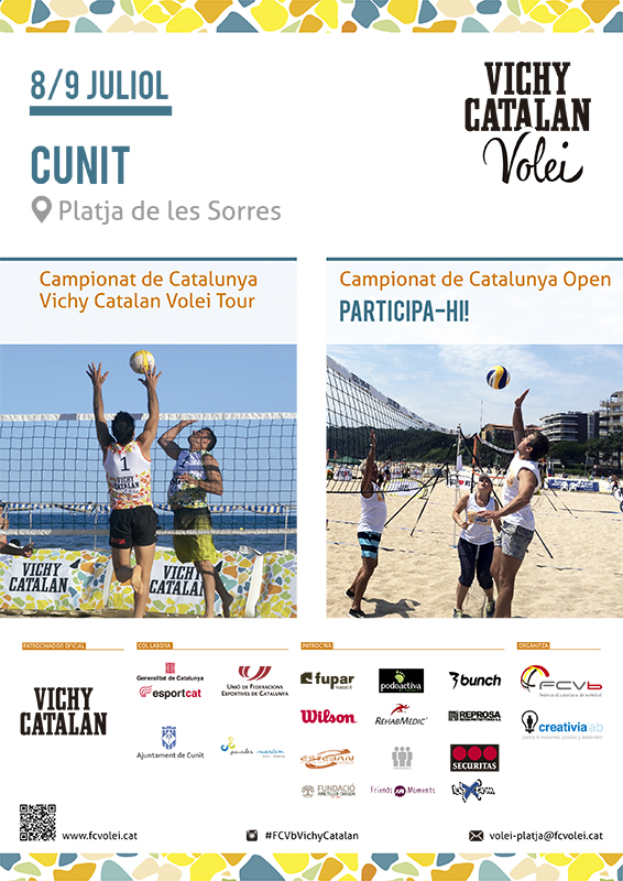 A punt per a la cinquena prova del Vichy Catalan Volei Tour