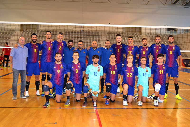 El FC Barcelona de voleibol nou campió de la Lliga Catalana de Superlliga