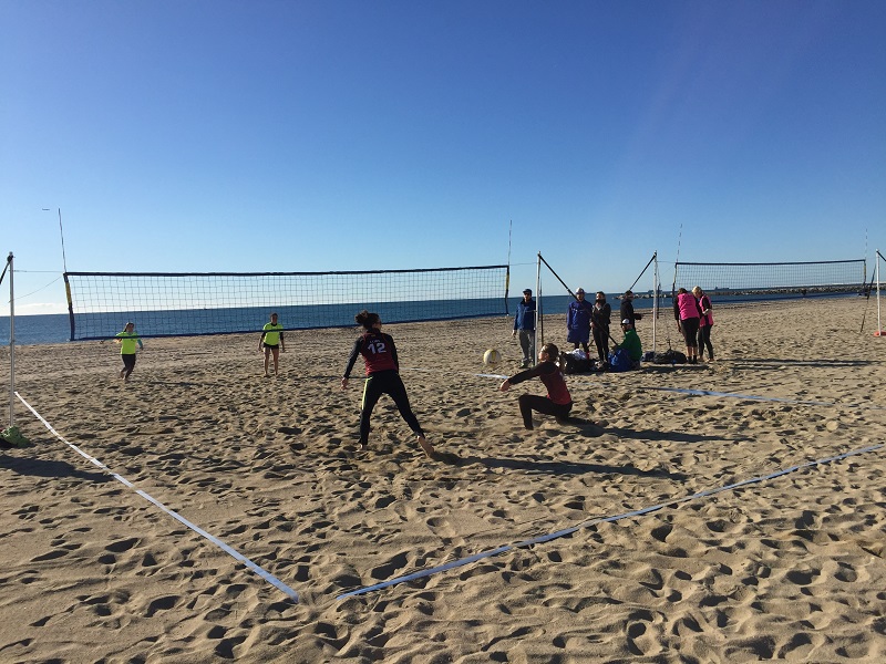 En marxa la segona prova de la Lliga d’Hivern de Vòlei Platja
