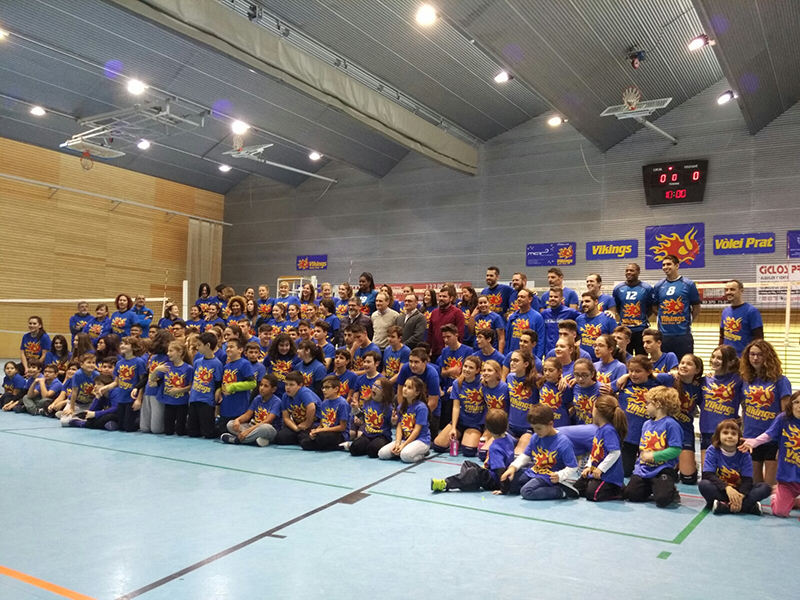 Els Víkings Vòlei Prat presenten els equips per la temporada 2017/2018