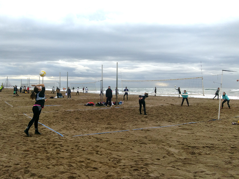 La Mar Bella acollirà la quarta prova de la Lliga d’Hivern de Vòlei Platja