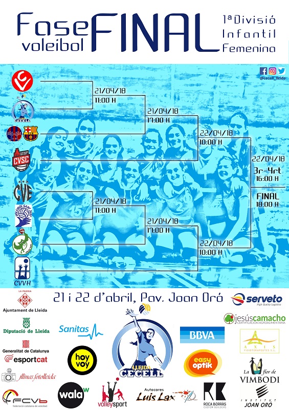 Lleida acull la Fase Final Infantil Femenina de Primera Divisió