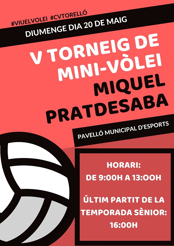 Trobada de Minivòlei aquest diumenge a Torelló