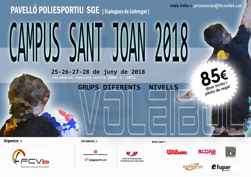 Inscripcions obertes al Campus de Sant Joan