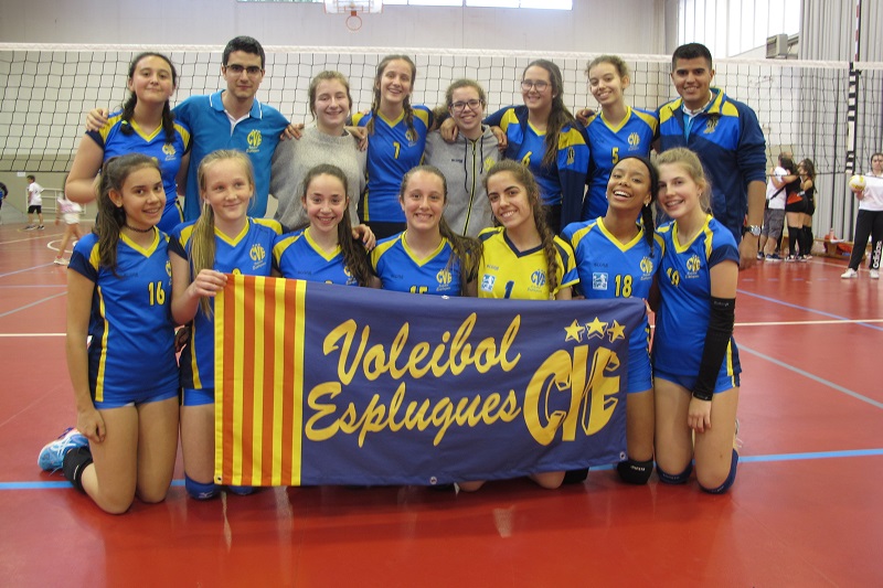 El CV Esplugues, campió de Catalunya cadet preferent