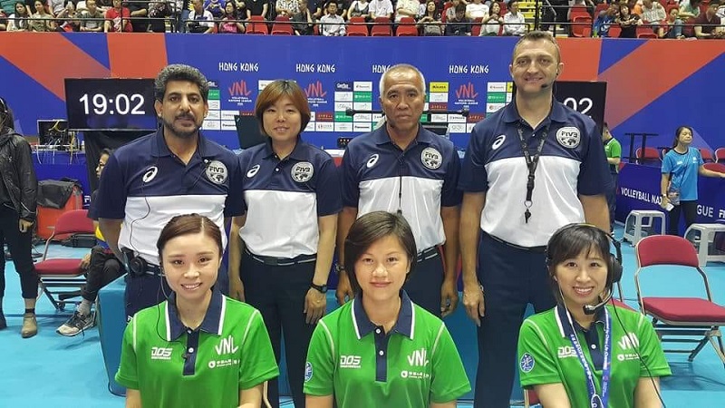David Fernández, àrbitre de la Lliga Mundial masculina i femenina