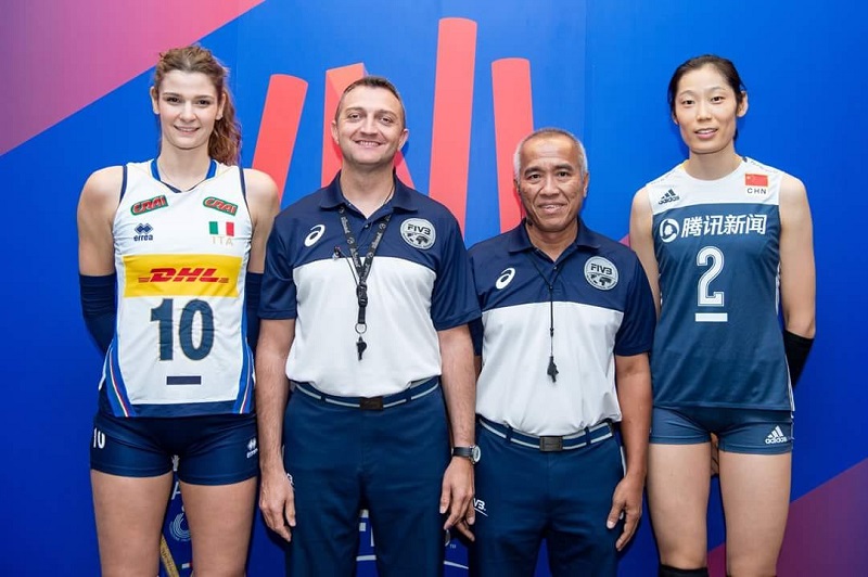 David Fernández, àrbitre de la Lliga Mundial masculina i femenina