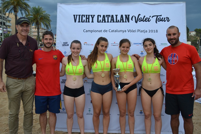 Nou èxit i nous campions al Campionat de menors de platja celebrat a Lloret