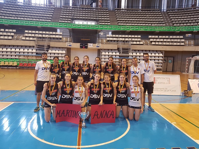 El cadet femení del DSV CV Sant Cugat sotscampió d’Espanya