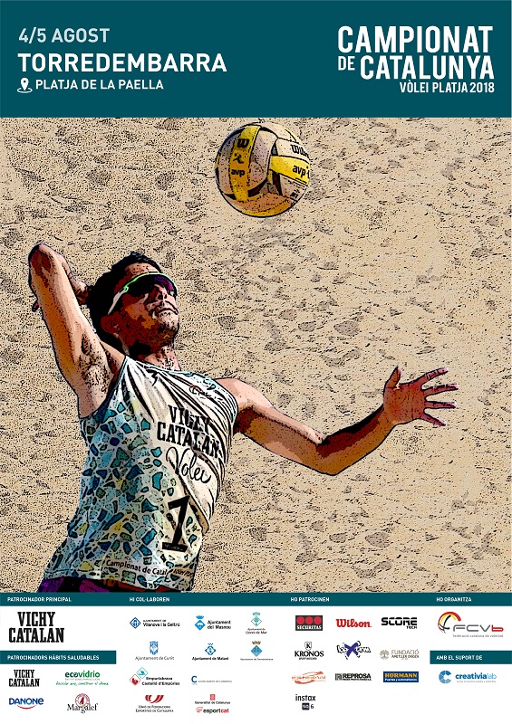 Torredembarra, seu de la sisena parada del Vichy Catalan Volei Tour