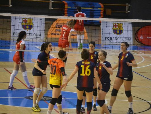 Victòria molt important del CVB Barça a Pamplona pensant en Play-offs pel títol Superlliga-1