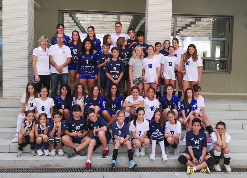 Doble celebració a l’EIC Sport Club amb la presentació del club i el premi a l’equip aleví masculí