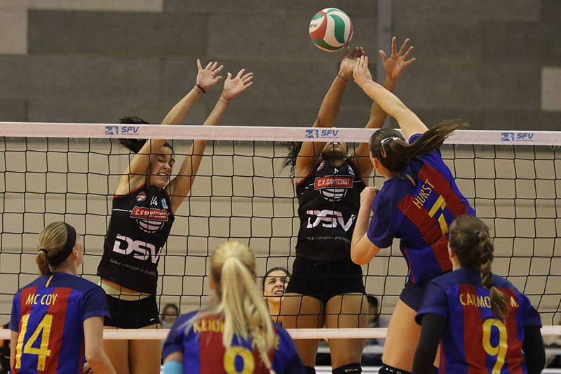 Tret de sortida a la competició de Superlliga amb derbi català