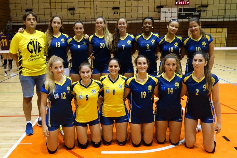 El CV Esplugues líder de la Superlliga 2 femenina