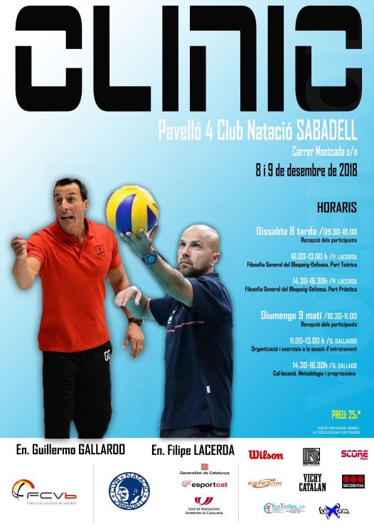 Primer clínic de la temporada amb Guillermo Gallardo i Filipe Lacerda