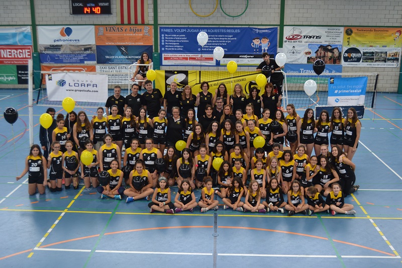 Presentació oficial del equips del Vòlei Sant Esteve