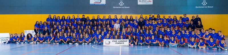 El Club Voleibol Mataró presenta els equips d’aquesta temporada
