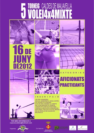 Cinquena edició del Torneig 4x4 mixte de Caldes de Malavella