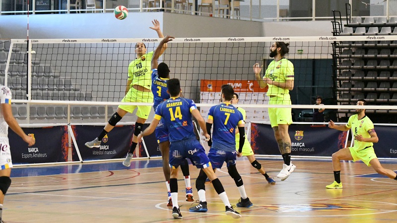 Tres finals a cara o creu pel Barça Voleibol