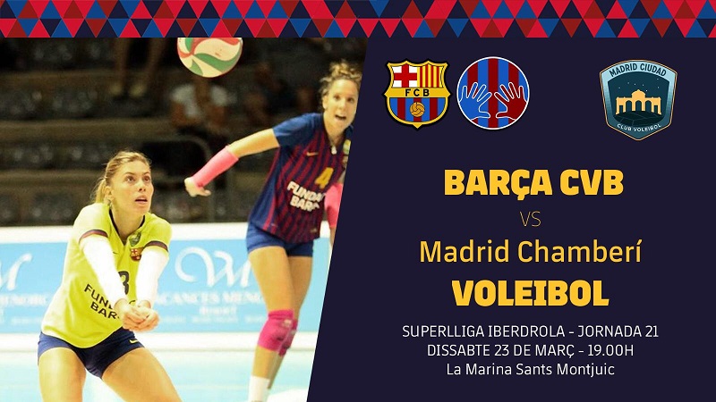 El CVB Barça busca la semifinal de la Lliga Iberdrola en l’últim partit a casa