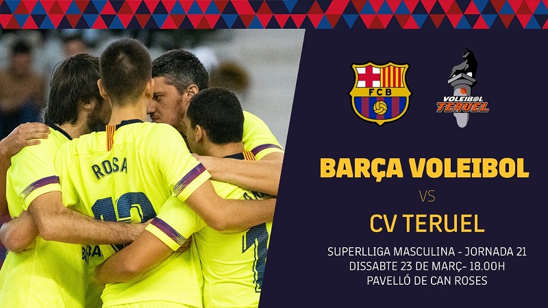 Jornada determinant pel Barça Voleibol per seguir somiant amb la salvació