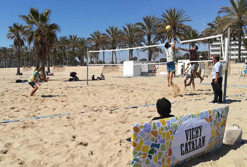 Vilanova proclama nous campions a la penúltima prova de la Lliga d’Hivern de Vòlei Platja