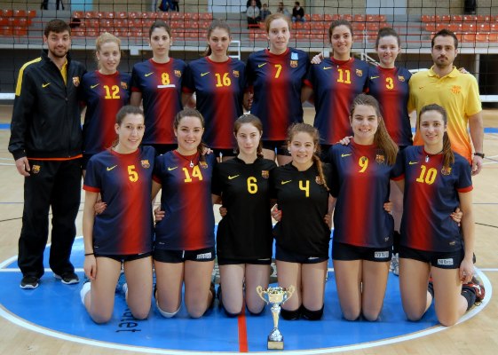 El CVB Barça es proclama campió de Catalunya juvenil femení davant el seu públic