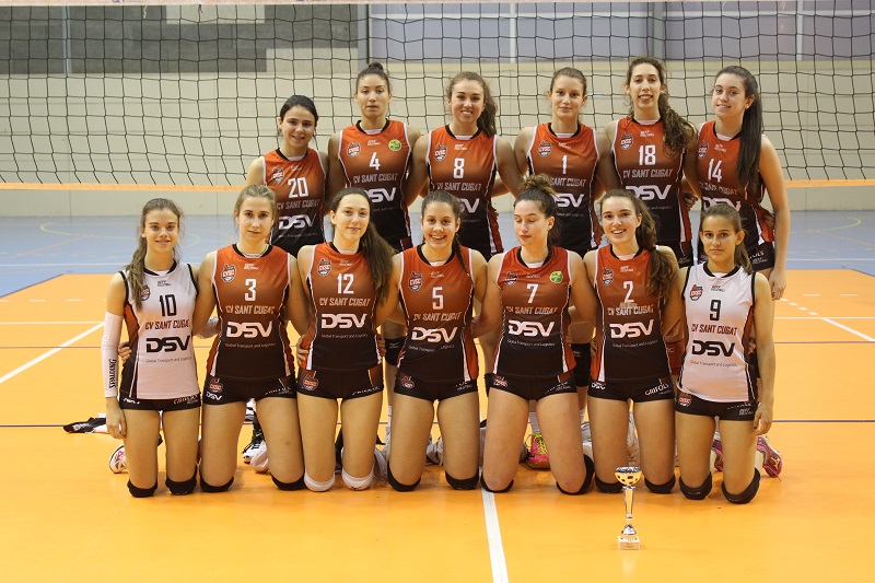 El Voleibol Sant Just campió de la fase juvenil de Primera Divisió