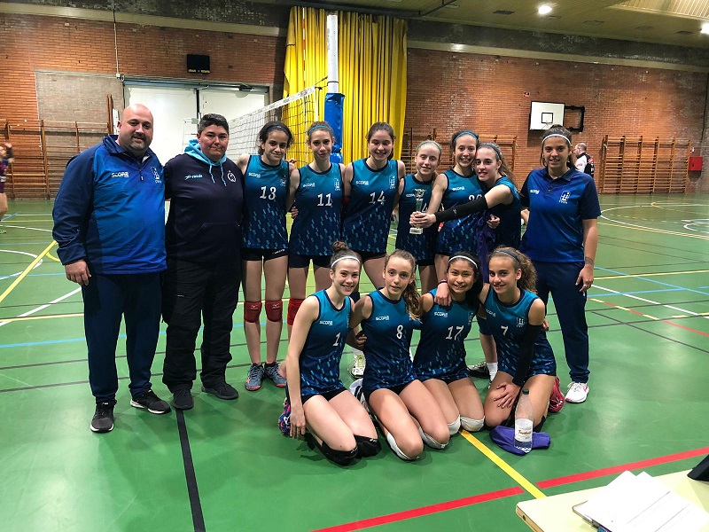 Barça CVB, DSV CV Sant Cugat i CV Vall d’Hebron classificats pel Campionat d’Espanya infantil femení