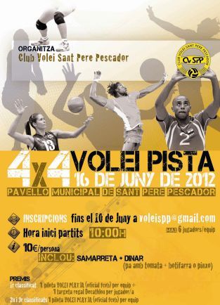 Primer Torneig 4x4 mixte a Sant Pere Pescador