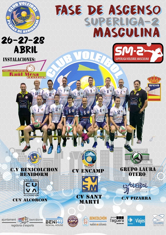 CV Encamp i CV Sant Martí buscaran l’ascens a Superlliga 2 a Benidorm