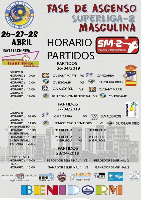 CV Encamp i CV Sant Martí buscaran l’ascens a Superlliga 2 a Benidorm