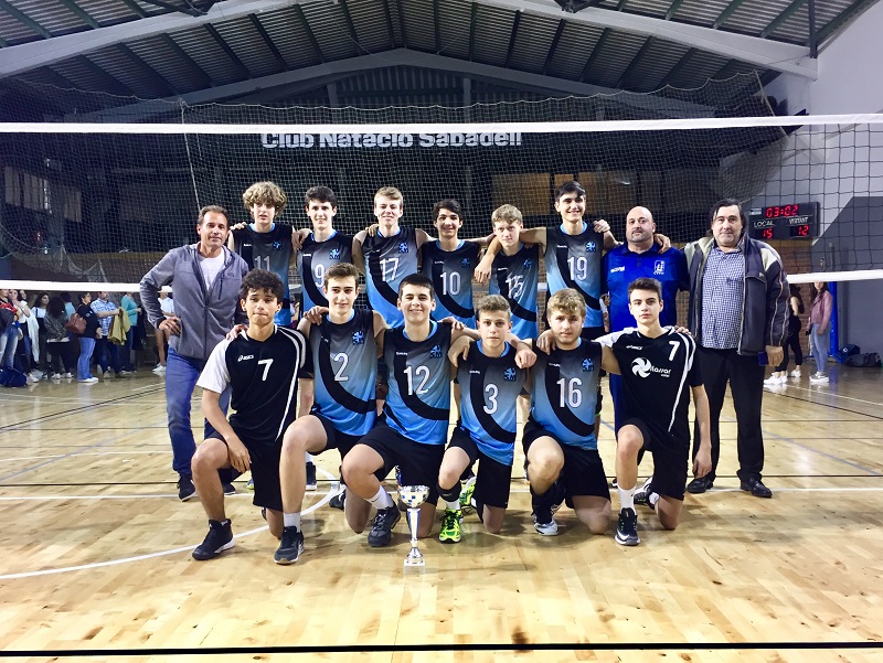 El CV Sant Martí es proclama Campió de Catalunya en categoria cadet masculina