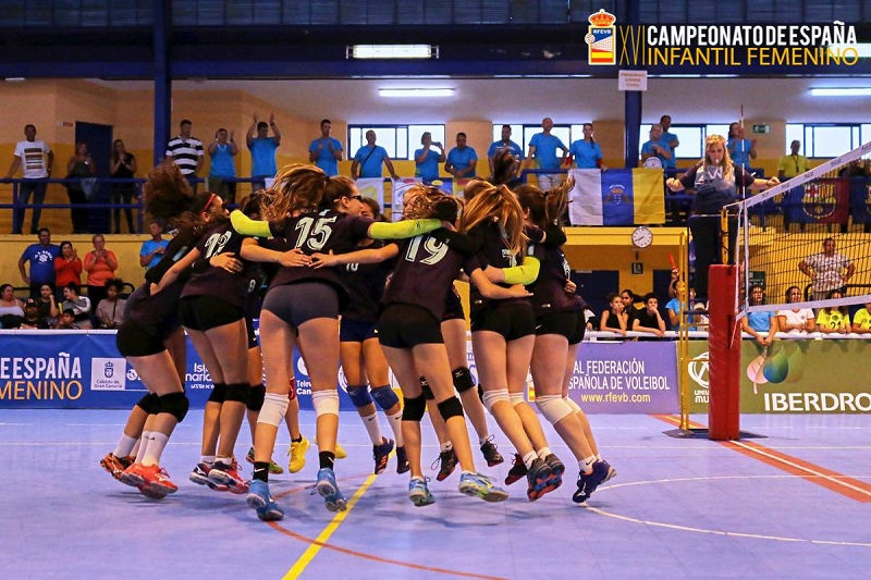 El Barça CVB campió d’Espanya infantil femení