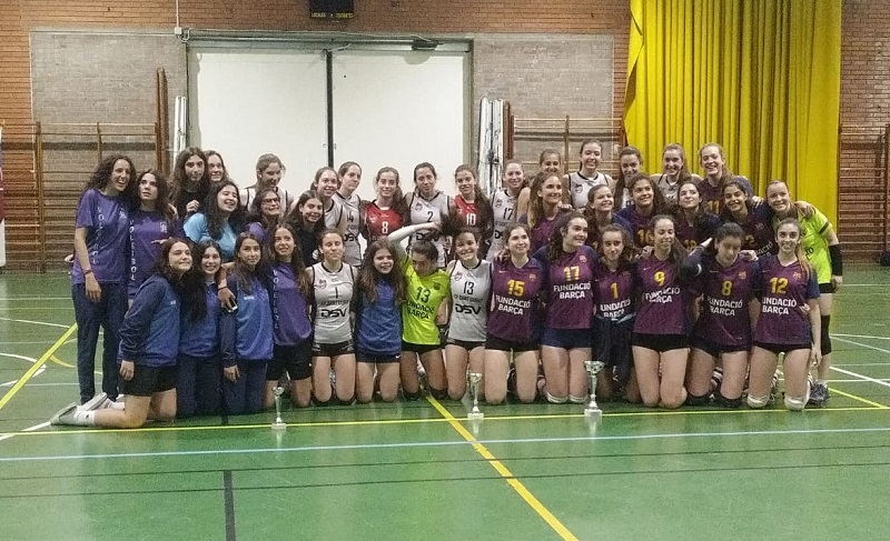 El Barça CVB i el DSV CV Sant Cugat acompanyaran a l’AEC Vallbona al Campionat d’Espanya