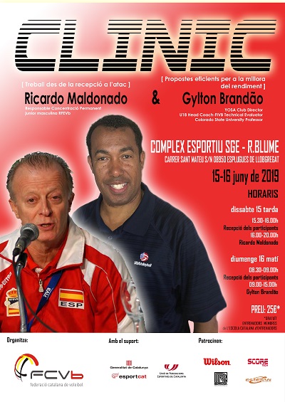 Ricardo Maldonado i Gylton Brandao da Matta ponents del proper clínic formatiu