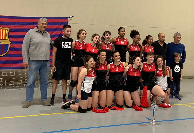 El CEV L’Hospitalet, Campió de Catalunya de Segona Divisió juvenil femenina